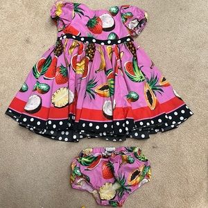 Original Authentic Dolce and Gabbana kids girls dress size 12-18 months